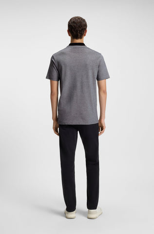 Polo Shirt BOSS Relaxed Fit en algodón piqué Oxford