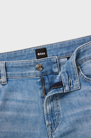 Jeans Boss Re.Maine Regular Fit Con toque Cashmere