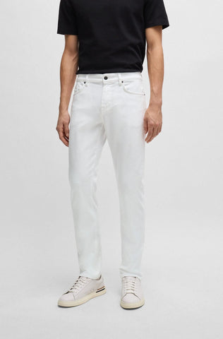 Jeans Boss Delaware Slim Fit Con toque Cashmere