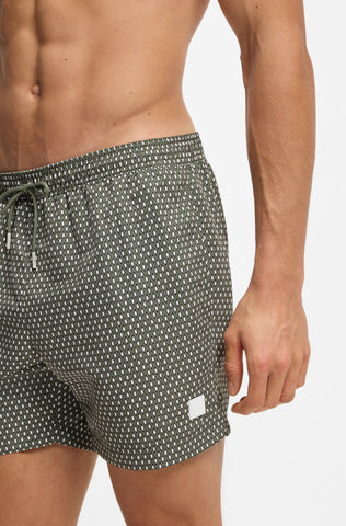 Traje de Baño BOSS tipo shorts estampado con insignia del logo