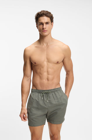 Traje de Baño BOSS tipo shorts estampado con insignia del logo