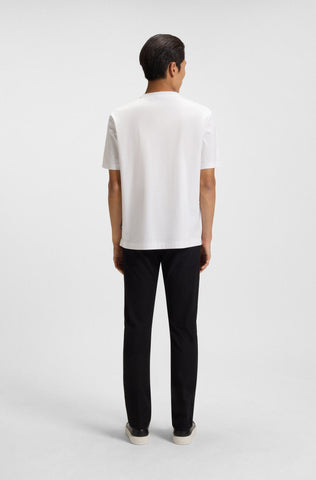 T-Shirt BOSS regular fit de algodón con estampado de monograma