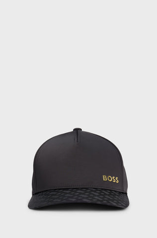 Gorra BOSS En Satin Con Visera De Jacquard Con Monogramas