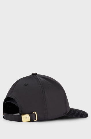 Gorra BOSS En Satin Con Visera De Jacquard Con Monogramas