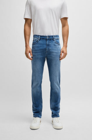 Jeans Boss Delaware Slim Fit En Denim Elástico Cashmere