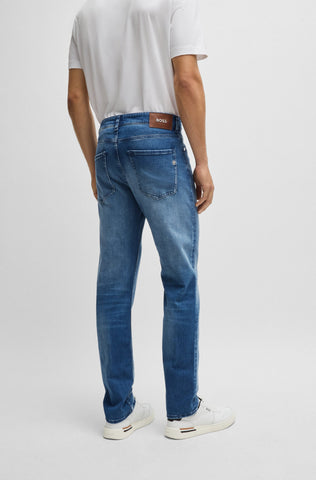 Jeans Boss Delaware Slim Fit En Denim Elástico Cashmere