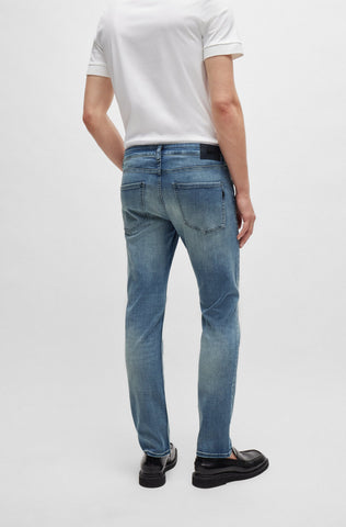 Jeans Boss Delaware Slim Fit En Denim Elástico Cashmere