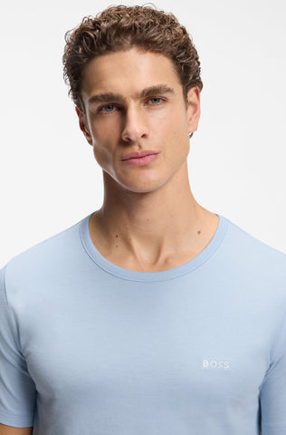 Pack de 3 Camisetas BOSS de Algodón con Logo Bordado Multicolor