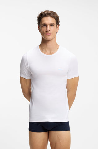 Pack de 3 Camisetas BOSS de Algodón con Logo Bordado Multicolor