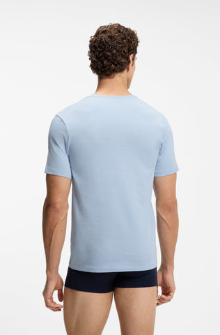 Pack de 3 Camisetas BOSS de Algodón con Logo Bordado Multicolor
