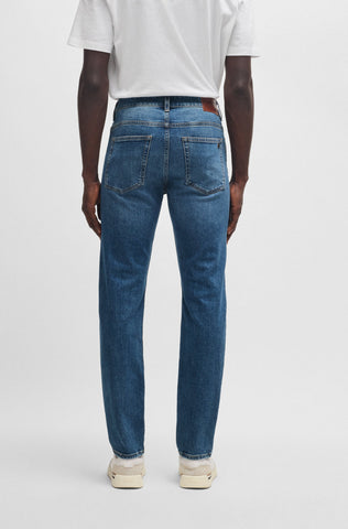Jeans Boss Delaware slim fit en denim azul elástico y cómodo