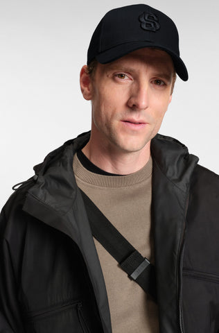 Gorra BOSS en Algodón con Logo doble B Bordado