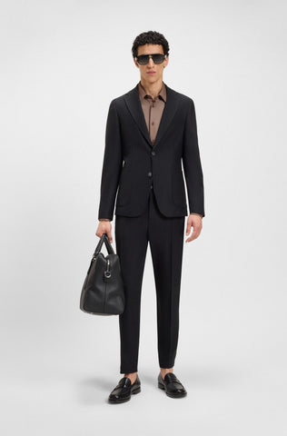 Camisa BOSS Performance Slim Fit en Tejido elástico