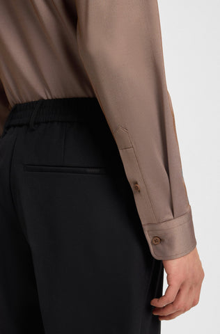 Camisa BOSS Performance Slim Fit en Tejido elástico