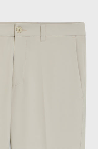 Pantalón BOSS Slim Fit Commuter en Tejido Técnico Stretch - Beige