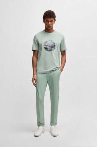 Pantalón BOSS para Golf slim fit con stretch y repelente al agua