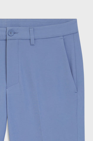 Pantalón BOSS T_Commuter Slim Fit  con Tejido Elástico - Azul Claro