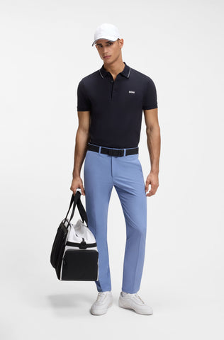 Pantalón BOSS T_Commuter Slim Fit  con Tejido Elástico - Azul Claro