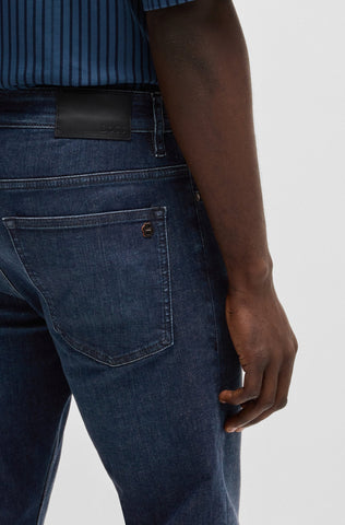 Jeans Boss Delaware slim fit en denim azul oscuro