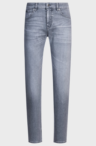 Jeans Boss Regular Fit Maine en denim italiano gris