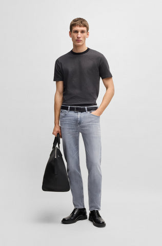 Jeans Boss Regular Fit Maine en denim italiano gris