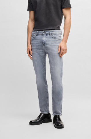 Jeans Boss Regular Fit Maine en denim italiano gris