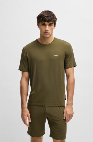 Set Pyjama BOSS Sueter + Pantalón en caja de regalo de jersey de bambú con stretch