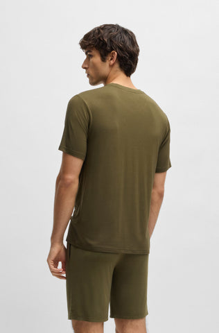 Set Pyjama BOSS Sueter + Pantalón en caja de regalo de jersey de bambú con stretch