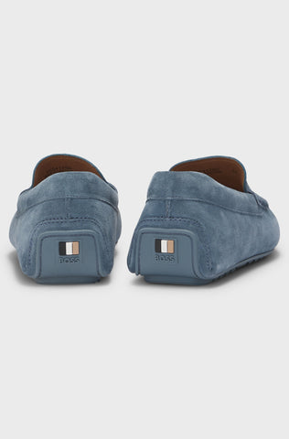 Mocasines BOSS con ribete de monedas - Azul