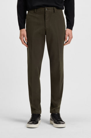 Pantalón BOSS EN TEJIDO DE GABARDINA DE ALGODÓN ELÁSTICO