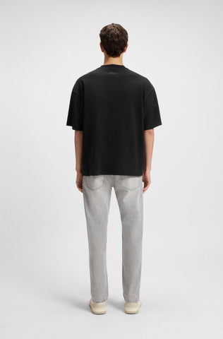 T-Shirt BOSS Oversize en Algodón con Stretch Color Beige