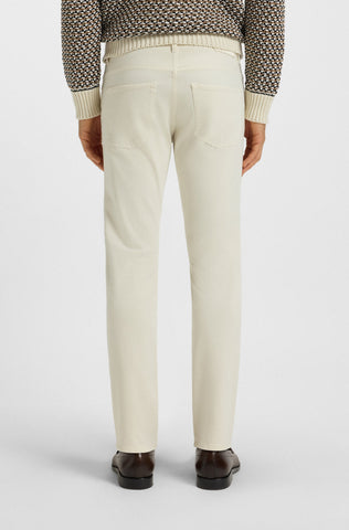 Pantalón BOSS Delaware Casual Slim Fit en tejido de gabardina de algodón elástico