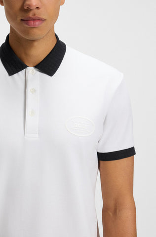 Polo BOSS Golf con Control de Humedad y Stretch Regular Fit