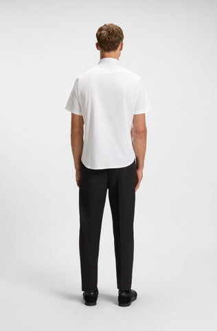 Camisa BOSS manga corta regular fit de algodón Dinamico