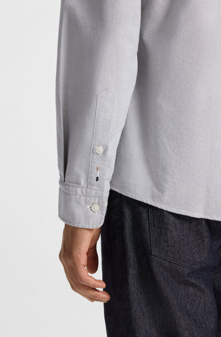 Camisa BOSS oxford Con Monograma Doble b en Contraste Slim Fit