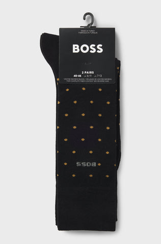 Paquete de dos Medias de Vestir BOSS Bambo