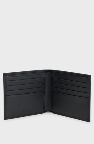 Billetera BOSS en piel Con Logo de metal