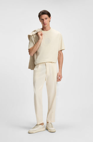 T-Shirt BOSS Regular fit de algodón Mercerizado