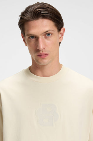 T-Shirt BOSS Regular fit de algodón Mercerizado