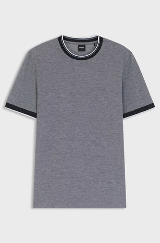 T-Shirt BOSS Regular fit de algodón en Piqué