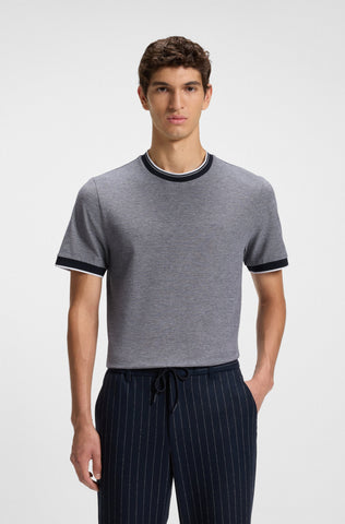 T-Shirt BOSS Regular fit de algodón en Piqué