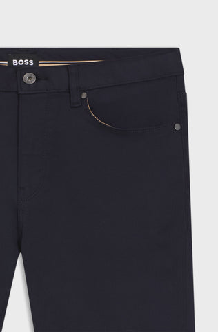 Pantalón BOSS Hombre Azul Marino Slim Fit en Mezcla Técnica