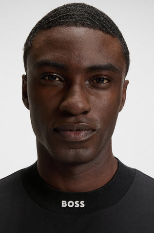 T-Shirt BOSS Relaxed-fit con Logo en el Cuello