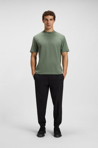 T-Shirt BOSS Relaxed-fit con Logo en el Cuello