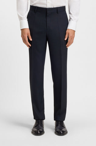 Traje BOSS Dos Piezas de Vestir Regular fit Micro Estampado con stretch