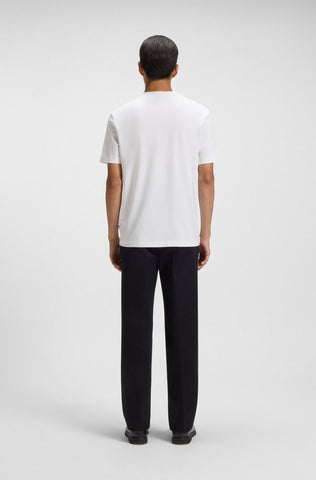T-Shirt BOSS Regular fit de algodón Mercerizado Con Arte de Logo