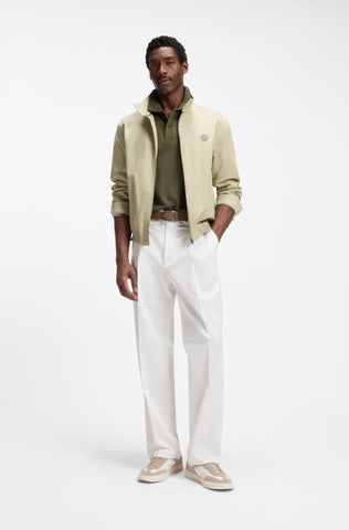 Polo BOSS Pallas de Algodón Piqué – Verde Oliva