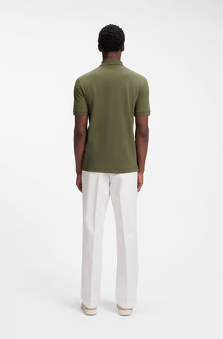 Polo BOSS Pallas de Algodón Piqué – Verde Oliva