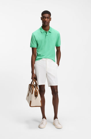 Polo BOSS Pallas Hombre Verde Menta en Algodón Piqué Regular Fit