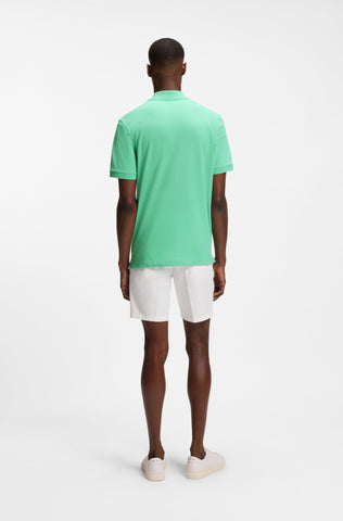 Polo BOSS Pallas Hombre Verde Menta en Algodón Piqué Regular Fit
